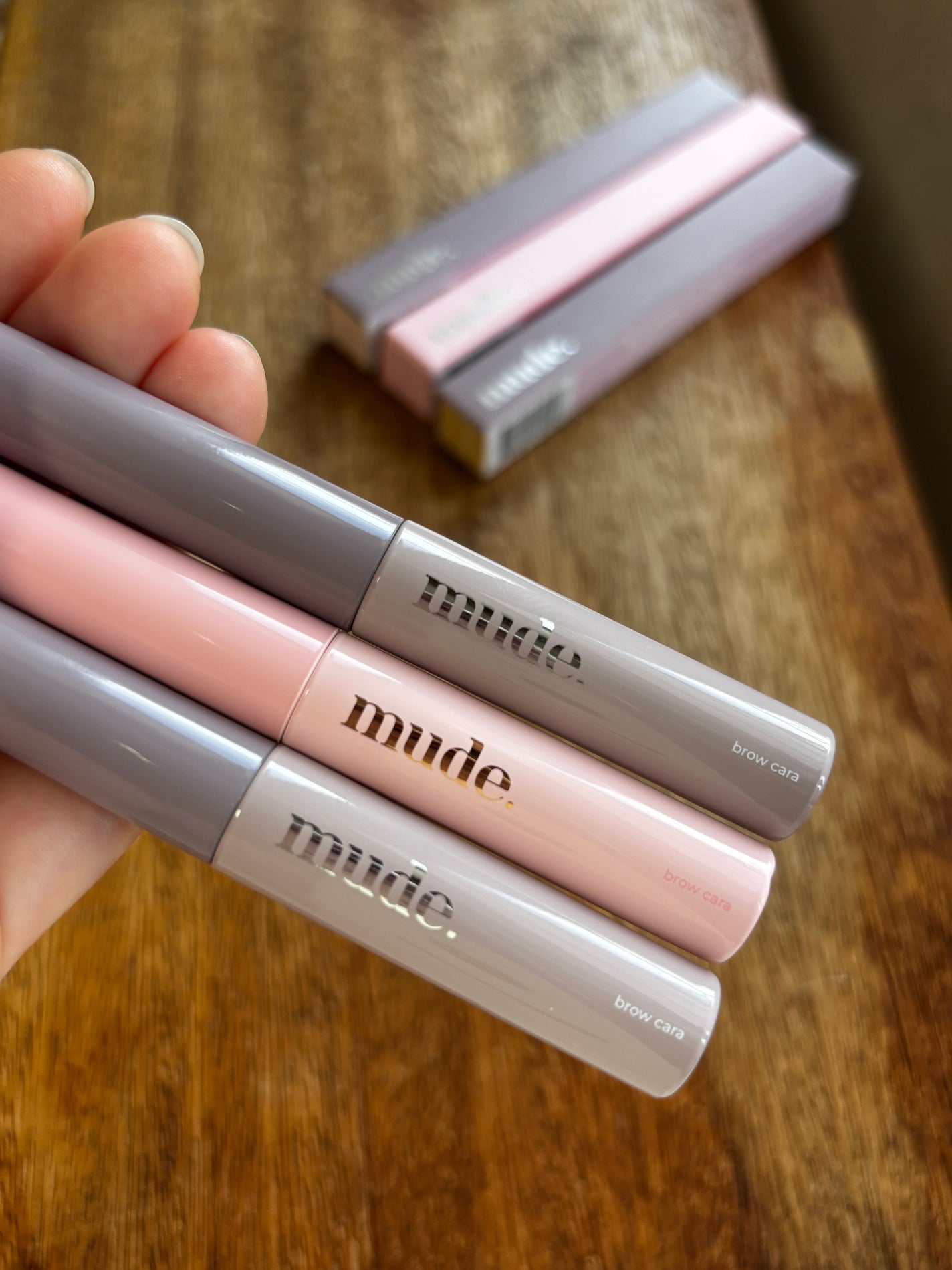インスパイアスキニーブロウカラ/mude./眉マスカラを使ったクチコミ(9枚目)