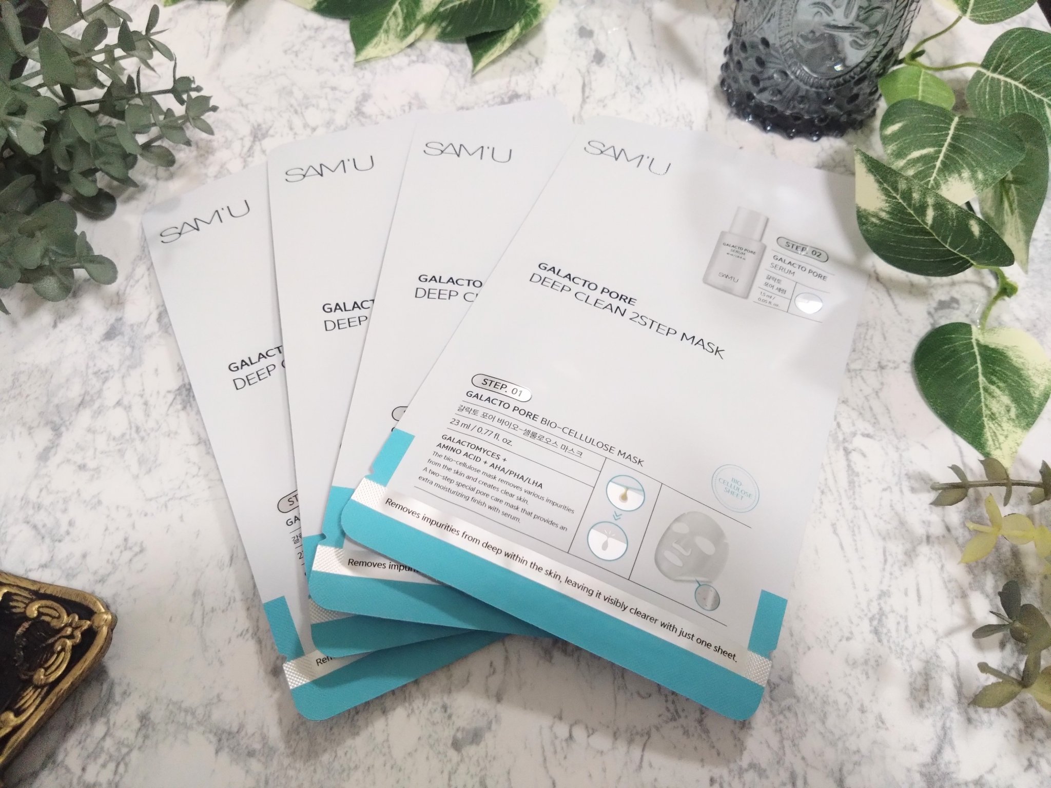 サミュ ガラクトポア ディープクリーン 2ステップマスク/SAM'U/シートマスク・パックを使ったクチコミ（1枚目）