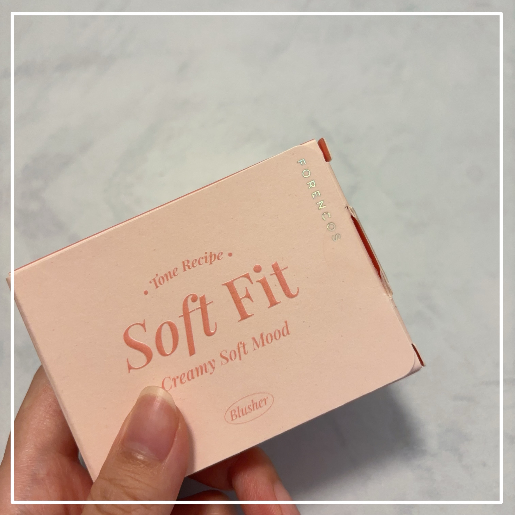 Soft Fitting Cream Blusher/フォレンコス/ジェル・クリームチークを使ったクチコミ（2枚目）