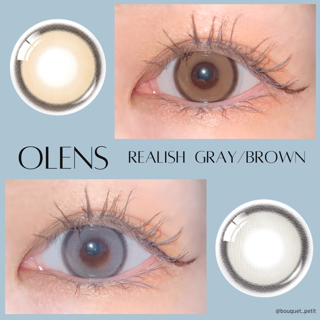 Realish 1day/OLENS/ワンデー（１DAY）カラコンを使ったクチコミ（1枚目）