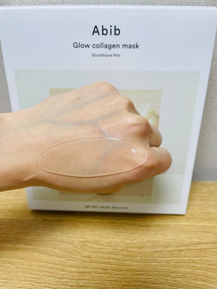 グルタチオンフィルムコラーゲンマスク/Abib /シートマスク・パックを使ったクチコミ(3枚目)