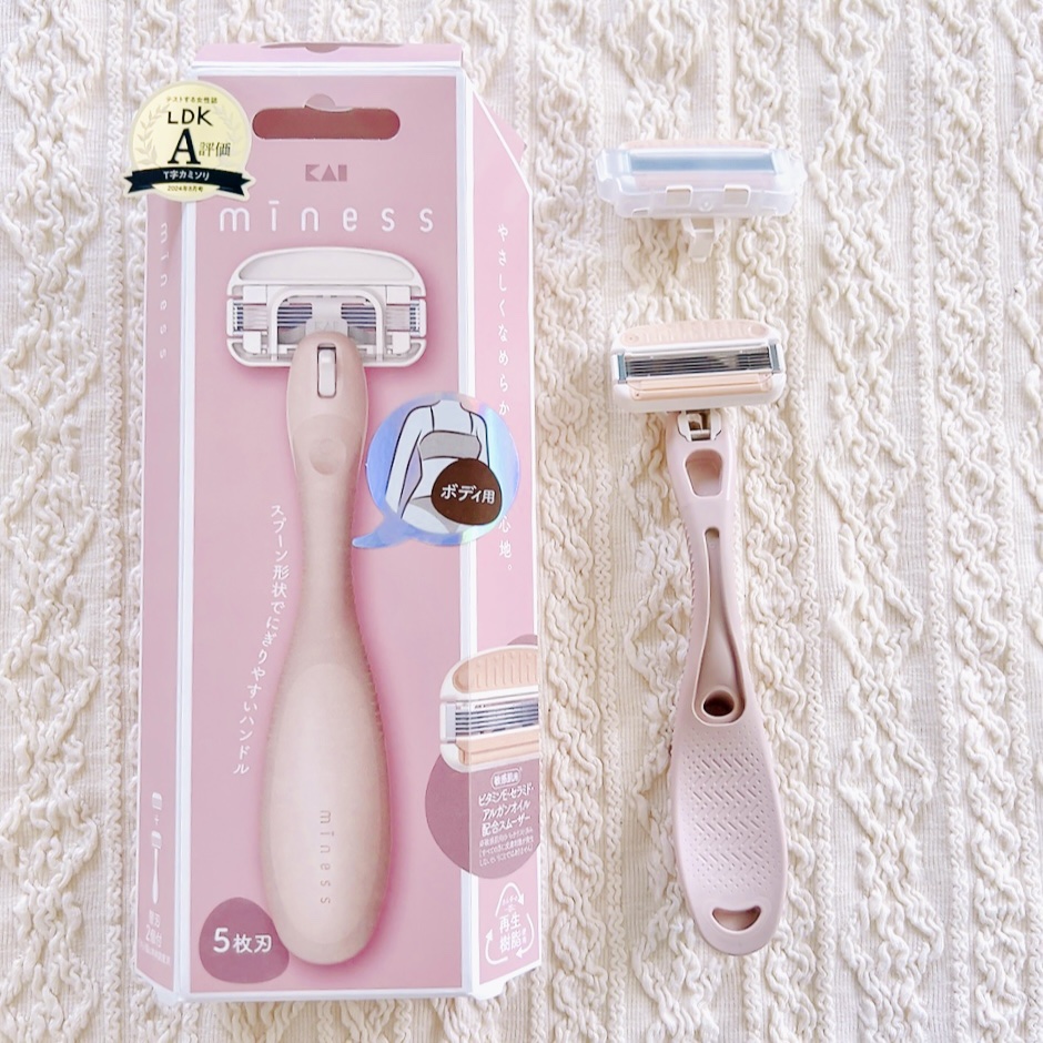 miness ボディ用カミソリ 替刃2個付/貝印/シェーバーを使ったクチコミ（2枚目）