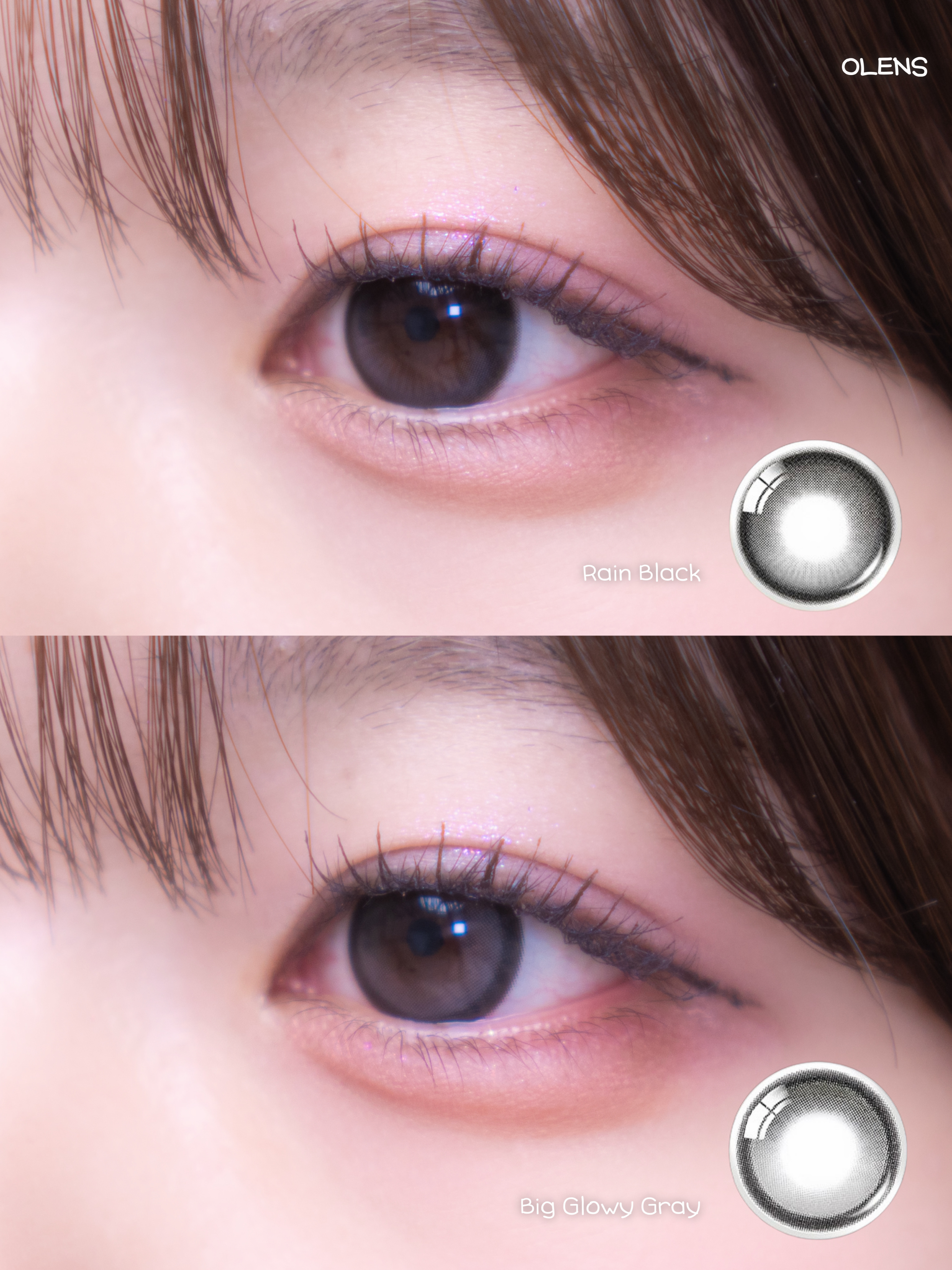 Big Glowy 1day/OLENS/ワンデー（１DAY）カラコンを使ったクチコミ（1枚目）