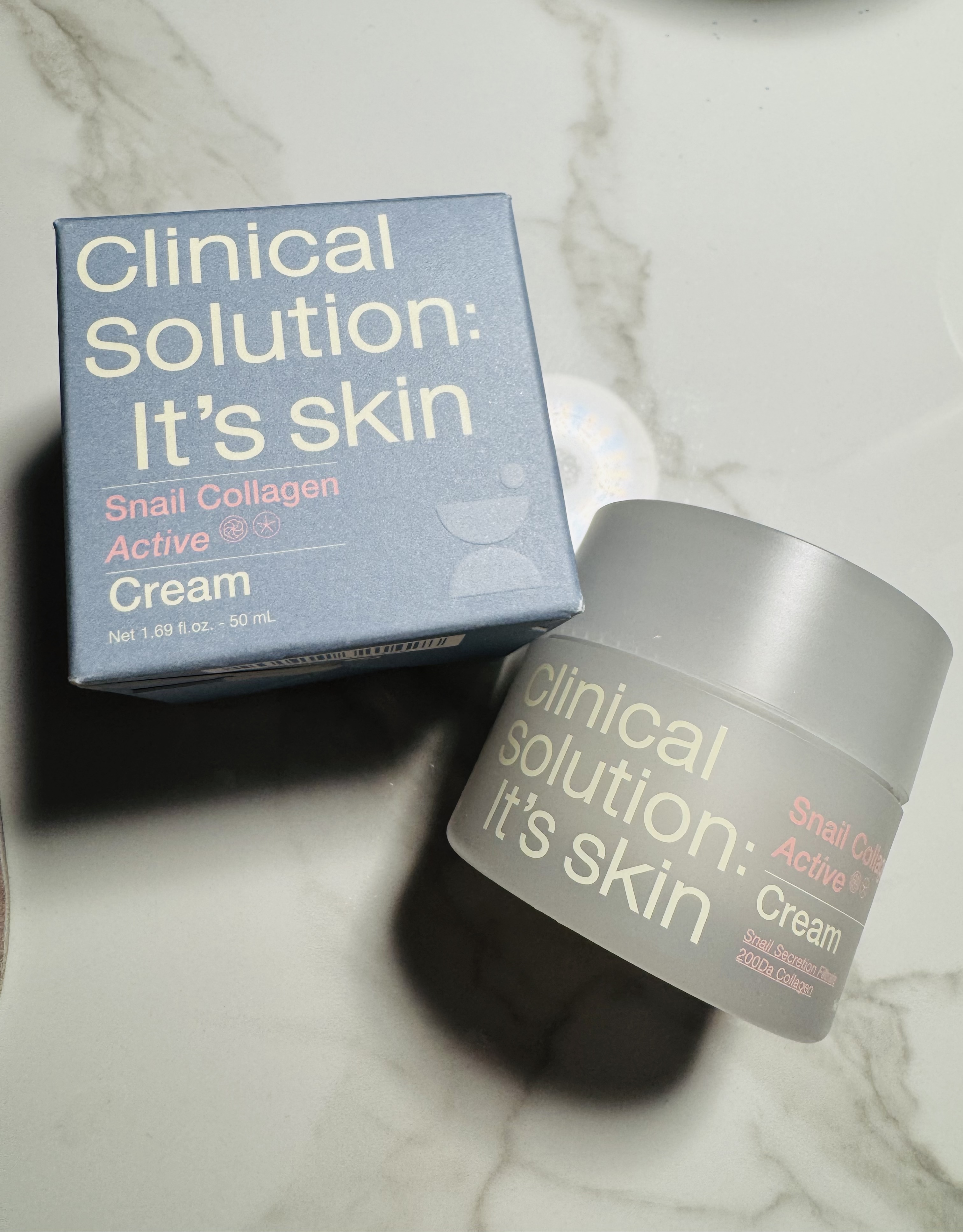 スネイルコラーゲンアクティブクリーム/It's skin/フェイスクリームを使ったクチコミ（1枚目）