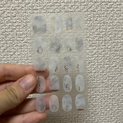 セミハードジェルネイルシール/and us/ネイルシールを使ったクチコミ(4枚目)