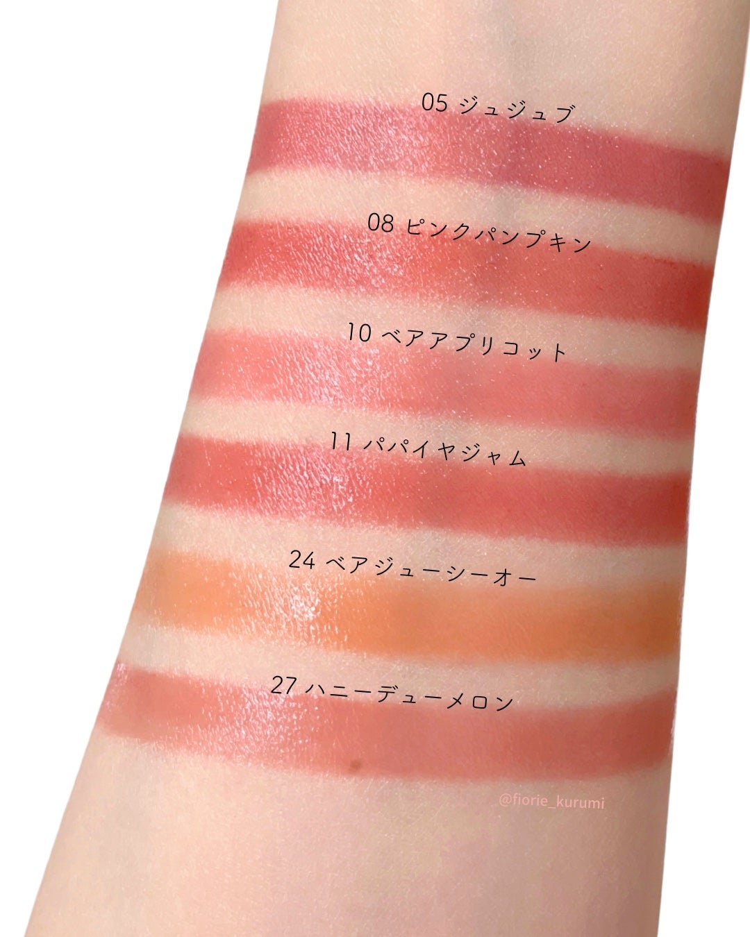 ザ ジューシーラスティングティント/rom&nd/リップティントを使ったクチコミ(4枚目)