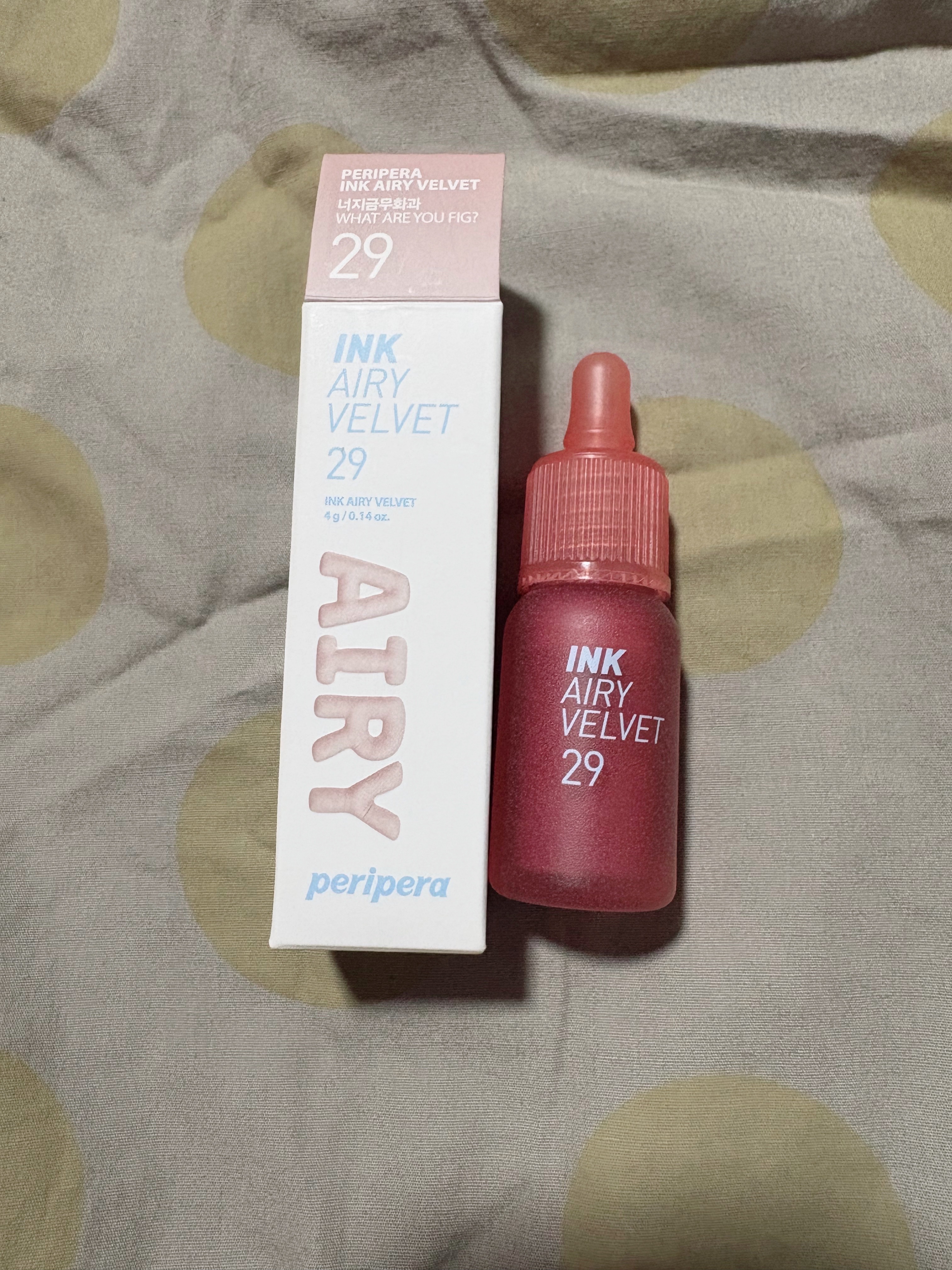 インク エアリー ベルベット 29 WHAT ARE YOU FIG?/PERIPERA/口紅を使ったクチコミ（1枚目）
