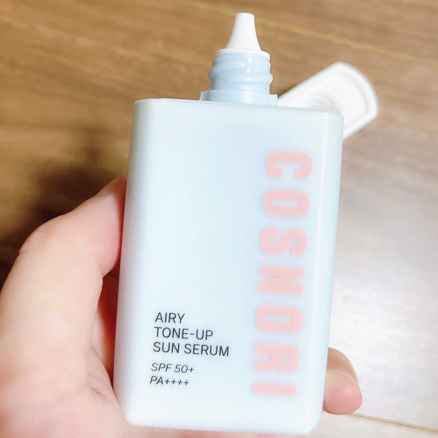 エアリーサンセラム/COSNORI/日焼け止めローションを使ったクチコミ(4枚目)