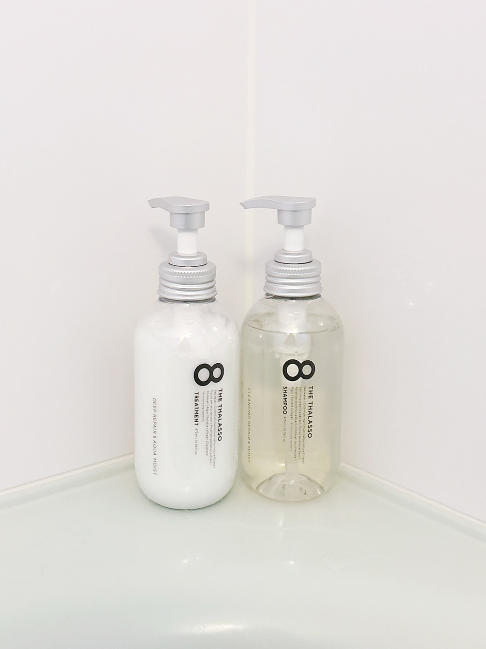 [旧商品]クレンジングリペア＆モイスト 美容液シャンプー／ディープリペア＆アクアモイスト 美容液トリートメント/エイトザタラソ/市販シャンプーを使ったクチコミ（1枚目）