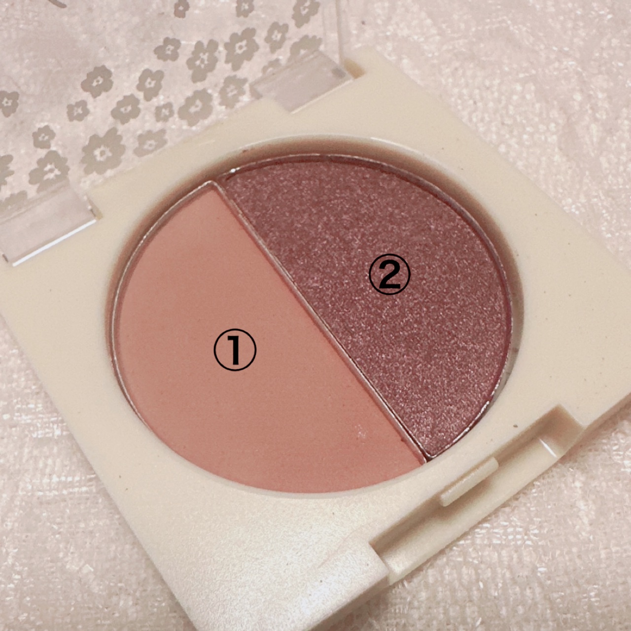 Dazzlin  アイシャドウパウダー/セリア/アイシャドウパレットを使ったクチコミ（2枚目）