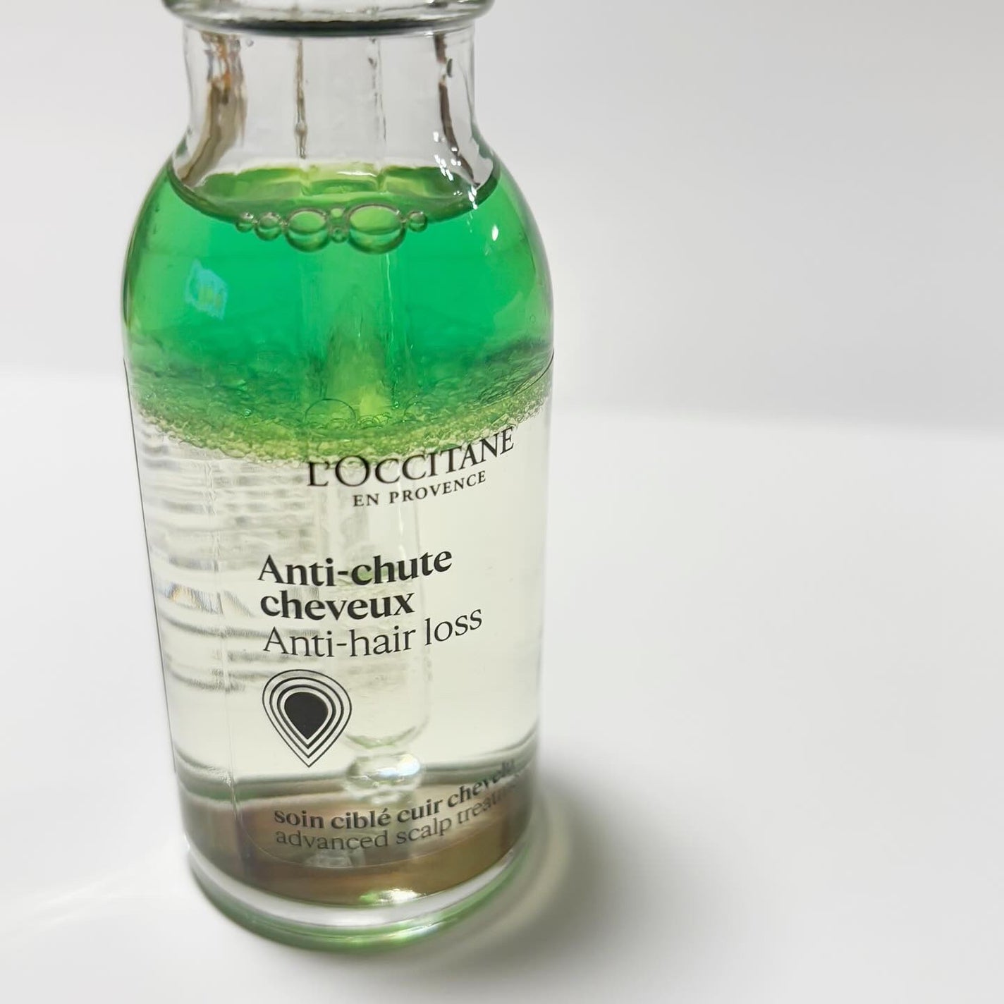 薬用 メディカル アンチヘアロスセラム/L'OCCITANE/頭皮ローションを使ったクチコミ(2枚目)