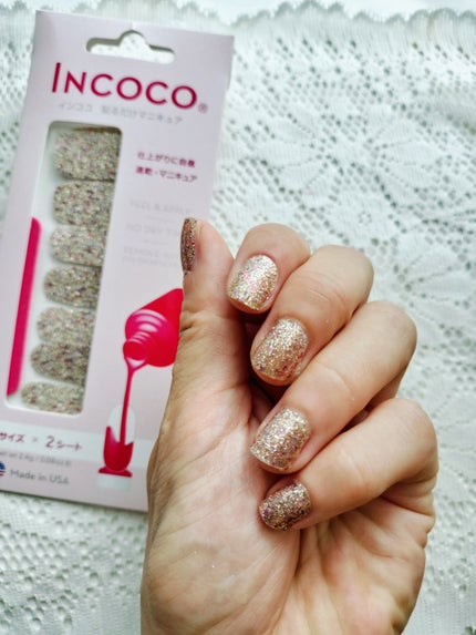 INCOCO インココ  マニキュアシート/インココ/ネイルシールを使ったクチコミ(5枚目)