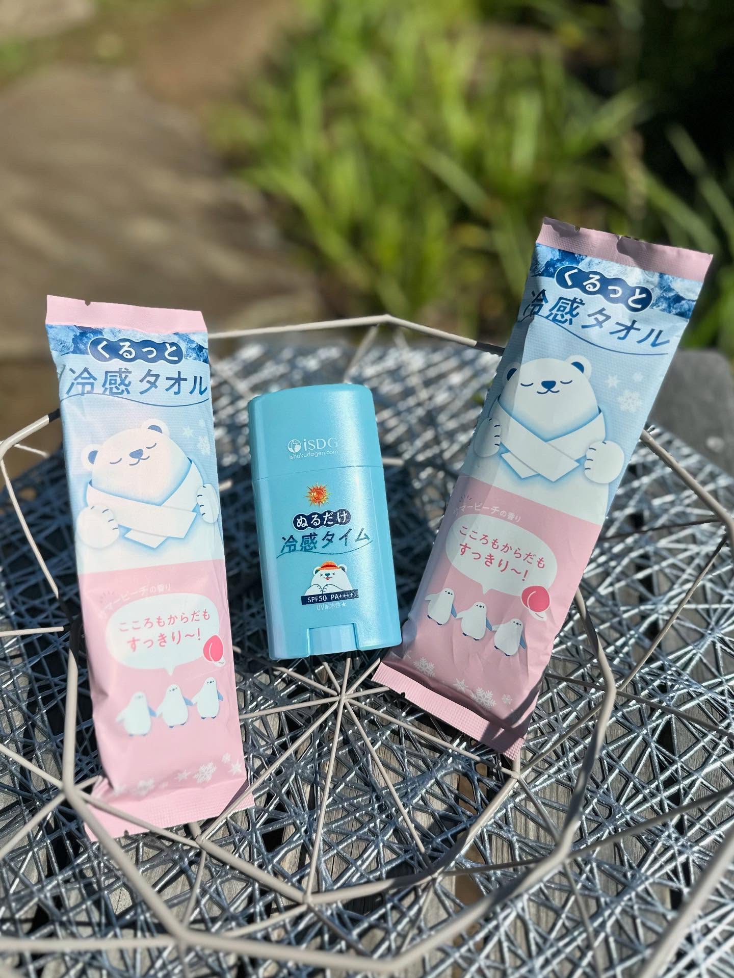 ぬるだけ冷感タイム UVスティック/ISDG 医食同源ドットコム/日焼け止めスティックを使ったクチコミ（2枚目）