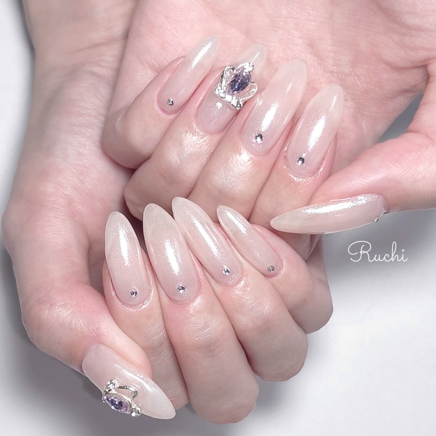 ジェルネイル(ライト対応)/セリア/ジェルネイルを使ったクチコミ(2枚目)