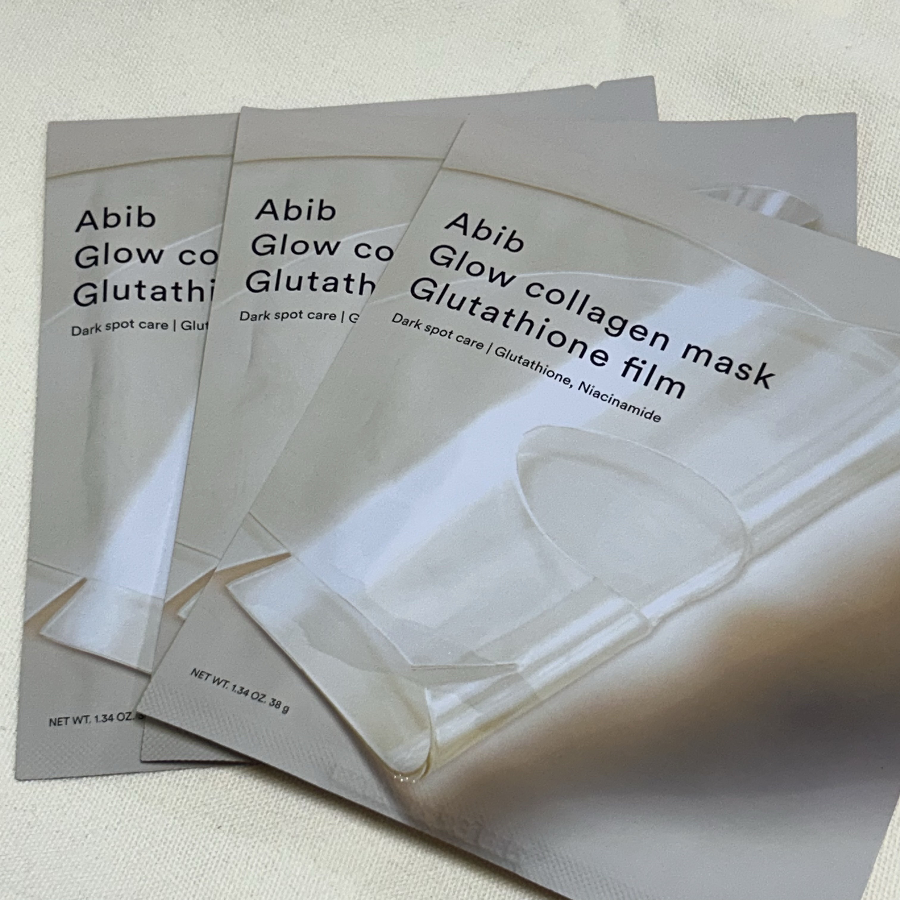 グルタチオンフィルムコラーゲンマスク/Abib /シートマスク・パックを使ったクチコミ（1枚目）