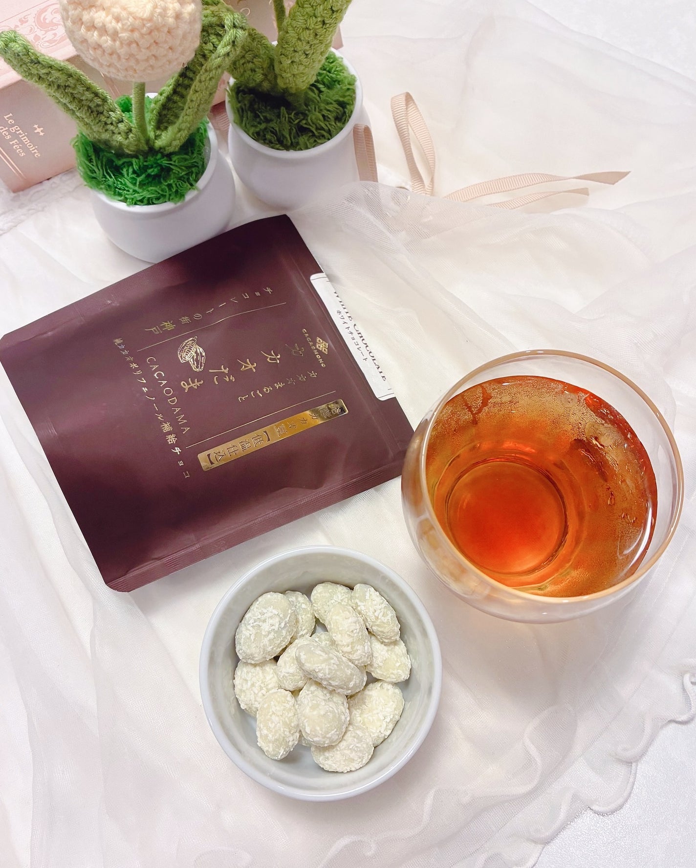 𝐥𝐢𝐬𝐚.𝟏𝟔𝟓𝟔 美容ライター on LIPS 「カカオものカカオだまホワイトチョコレート@cacaomono..」(7枚目)