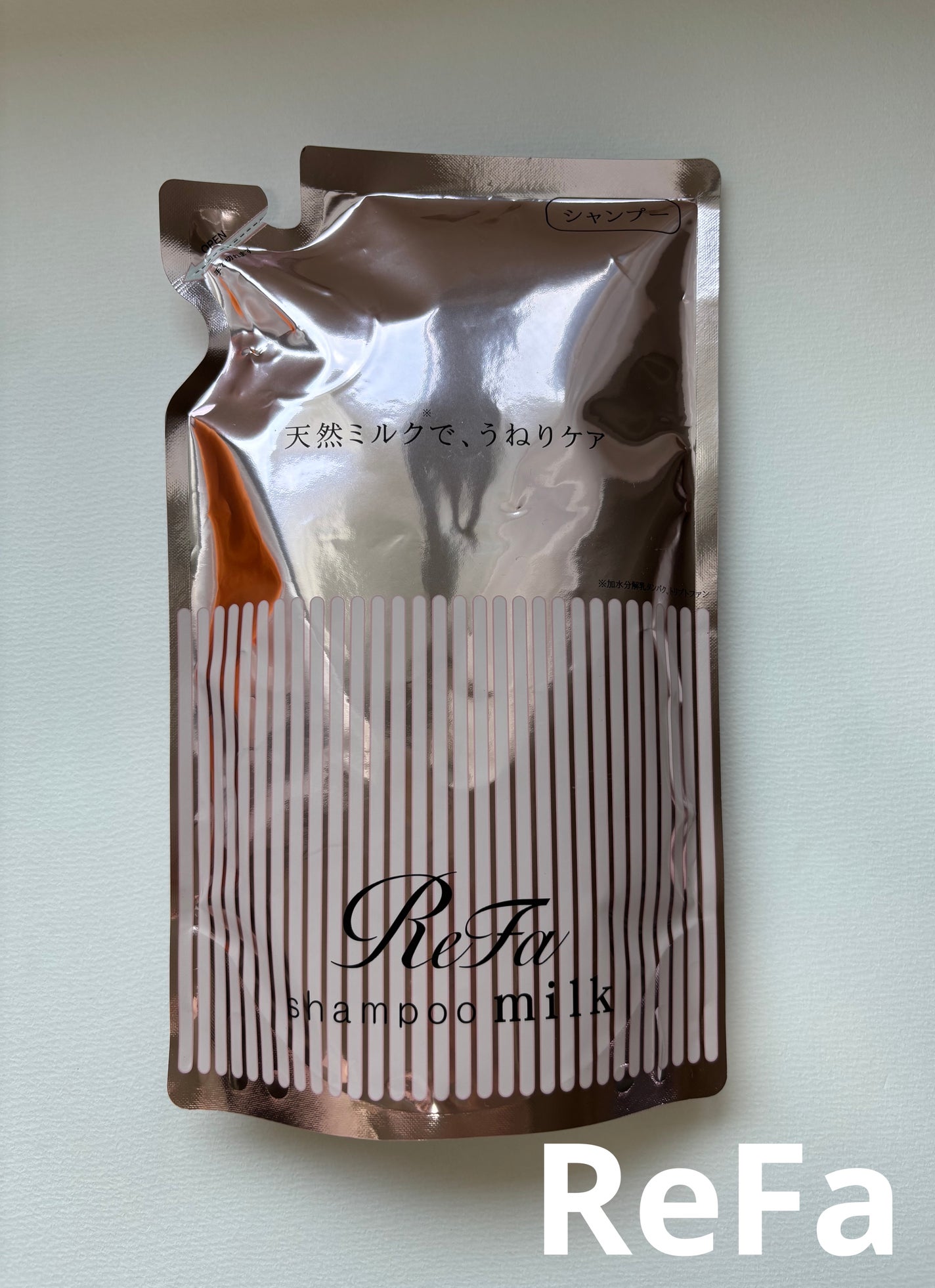 リファミルクプロテインシャンプーピンク/トリートメントピンク/ReFa/市販シャンプーを使ったクチコミ(1枚目)