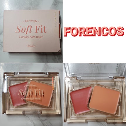 Soft Fitting Cream Blusher/フォレンコス/ジェル・クリームチークを使ったクチコミ(1枚目)