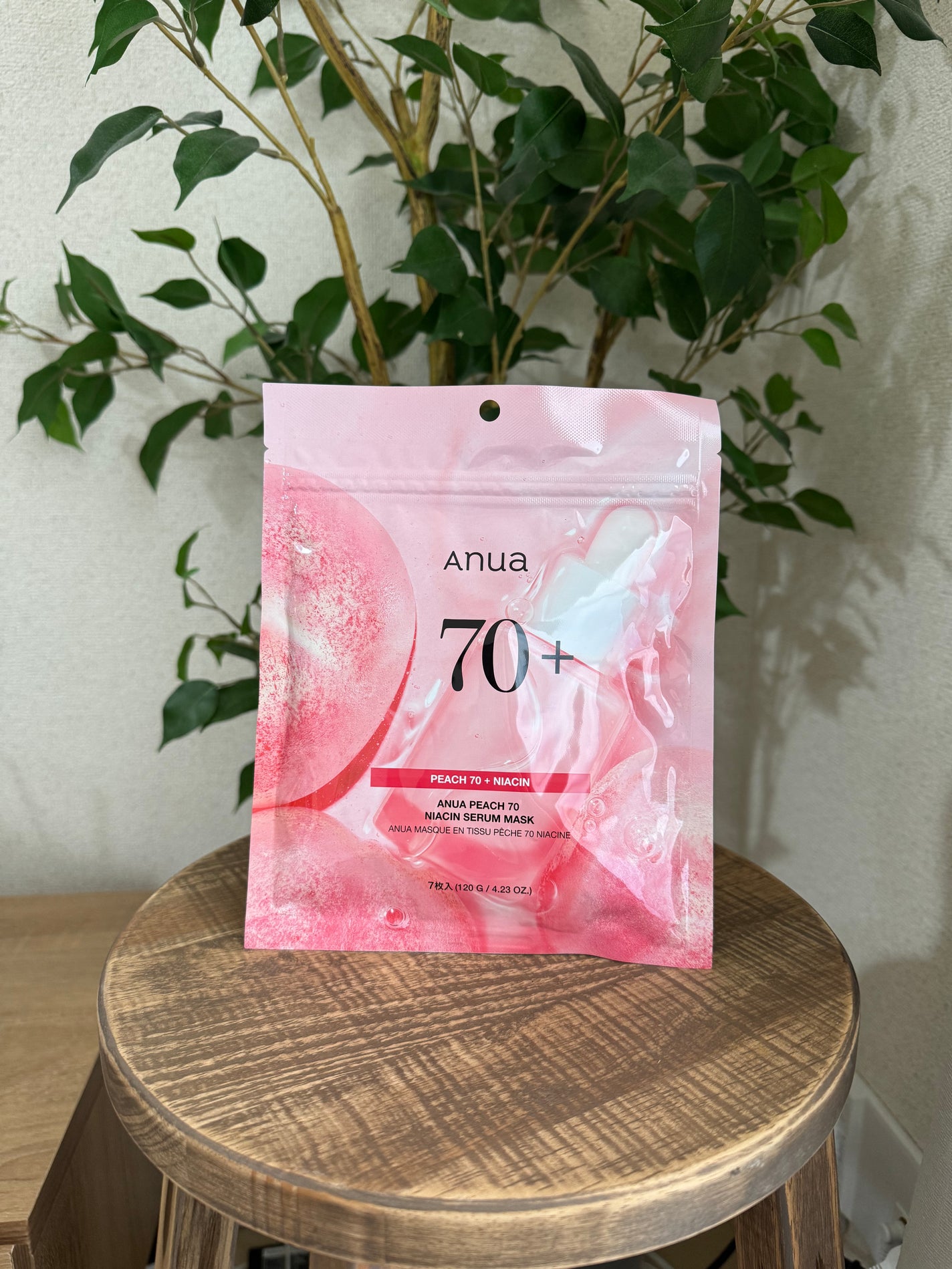 桃70%ナイアシンシートマスク/Anua/シートマスク・パックを使ったクチコミ(1枚目)