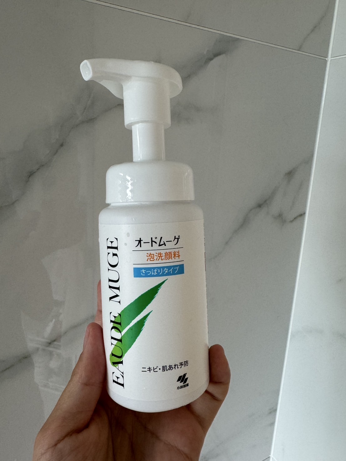 泡洗顔料 さっぱりタイプ 150ml/オードムーゲ/泡洗顔を使ったクチコミ（1枚目）