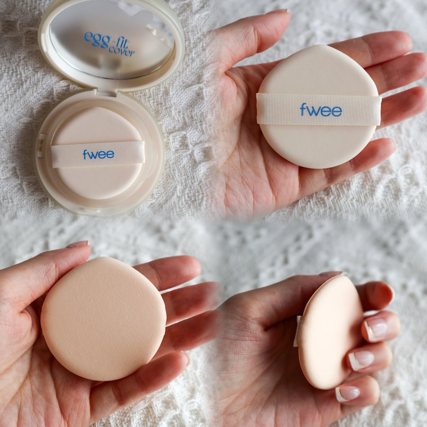 フィー クッションエッグフィットカバー/fwee/クッションファンデーションを使ったクチコミ(4枚目)