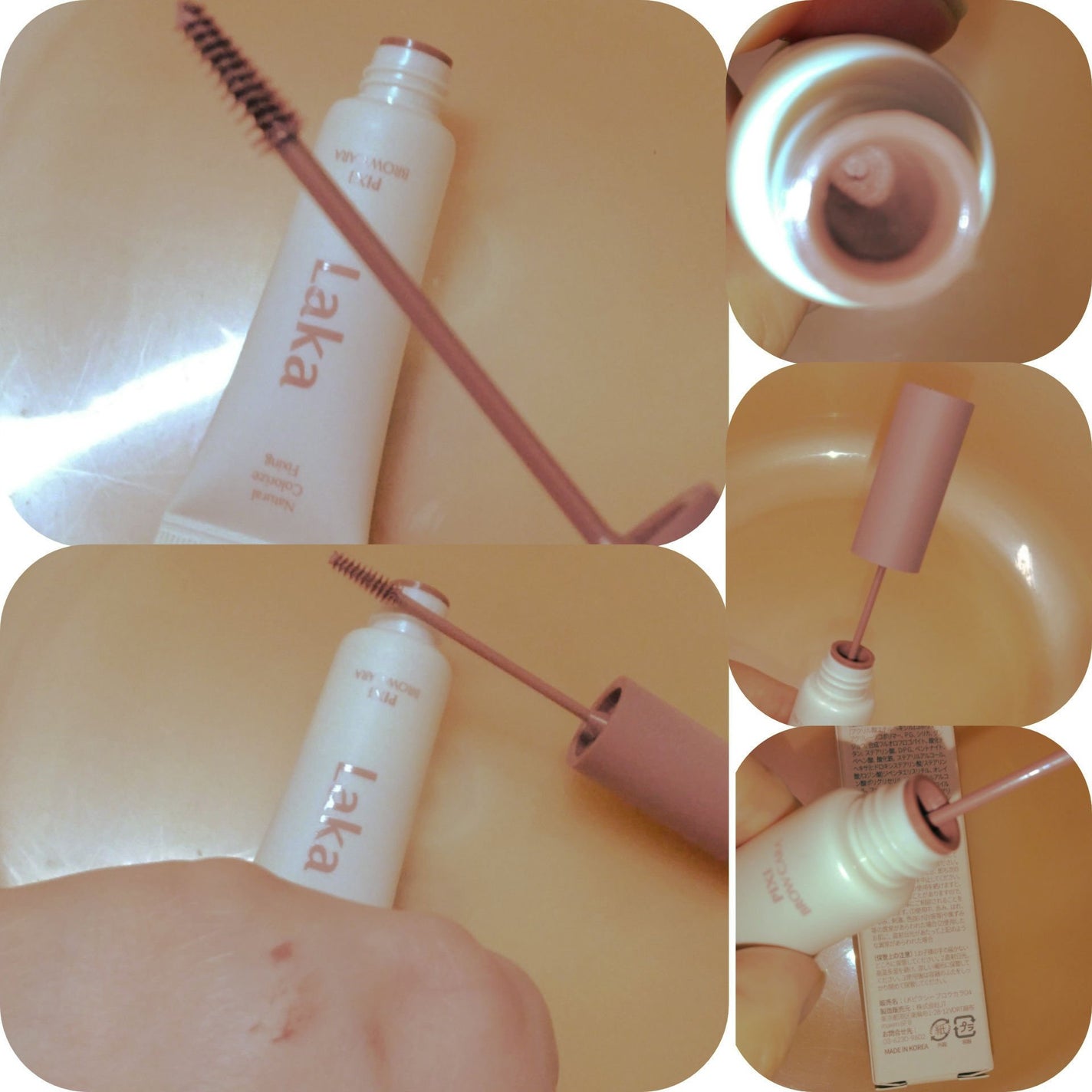 ラカ ピクシーブロウカラ/Laka/眉マスカラを使ったクチコミ(2枚目)