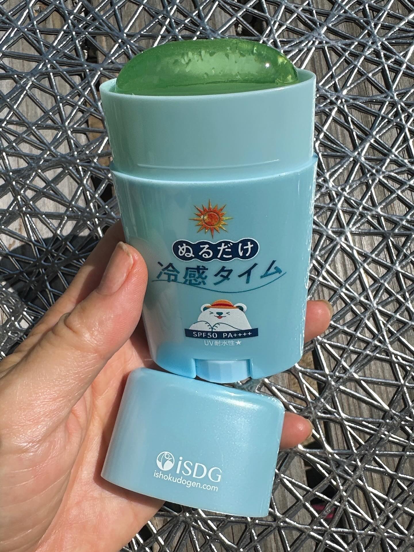 ぬるだけ冷感タイム UVスティック/ISDG 医食同源ドットコム/日焼け止めスティックを使ったクチコミ（3枚目）