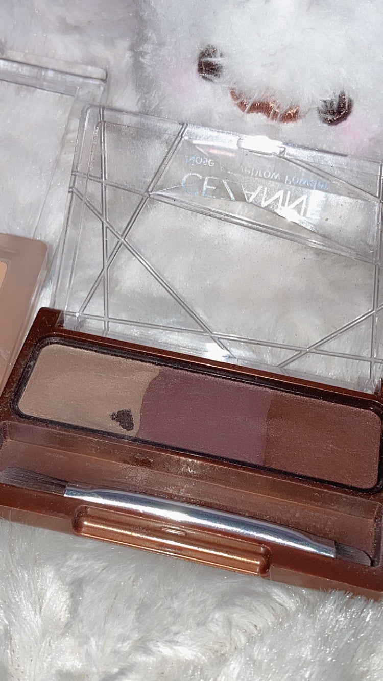 ノーズ&アイブロウパウダー/CEZANNE/パウダーアイブロウを使ったクチコミ(3枚目)