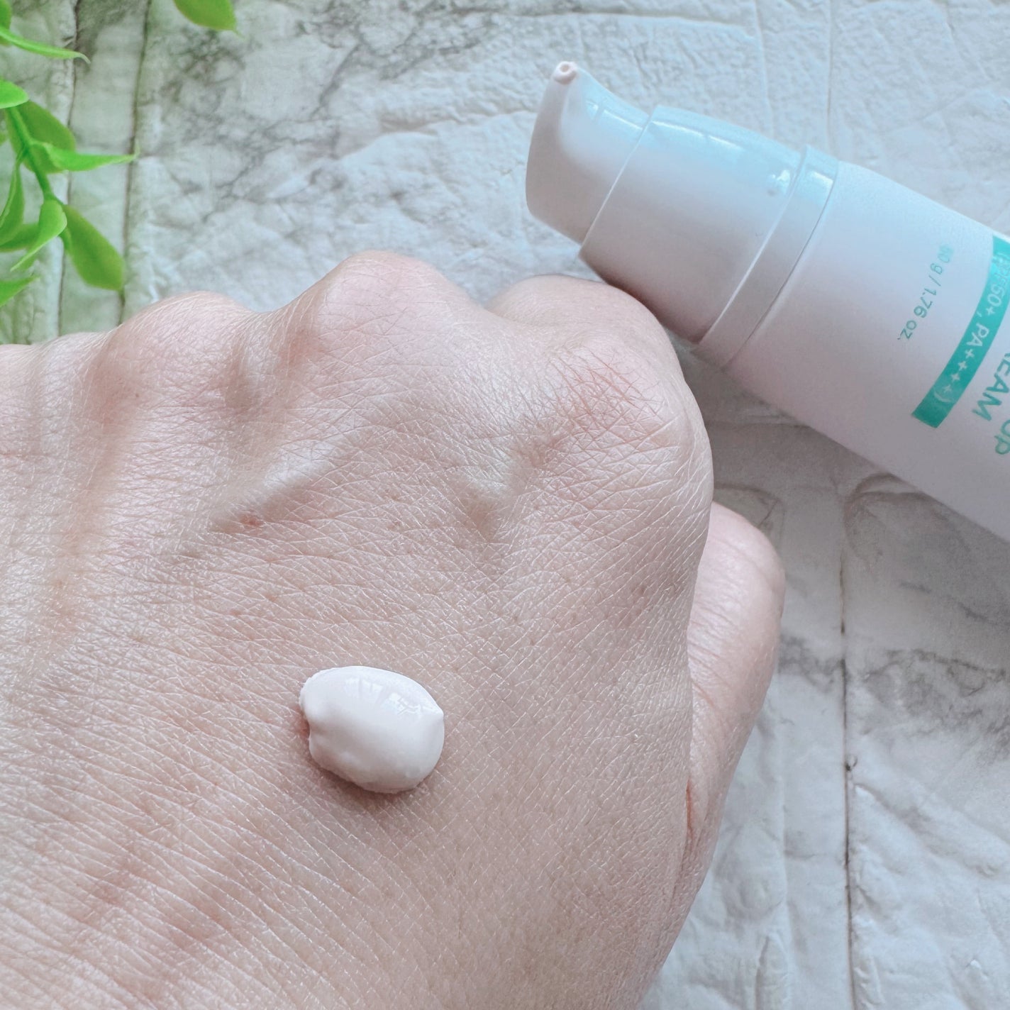 PDRN TONE-UP SUN CREAM/CHARDE/日焼け止めクリームを使ったクチコミ(4枚目)