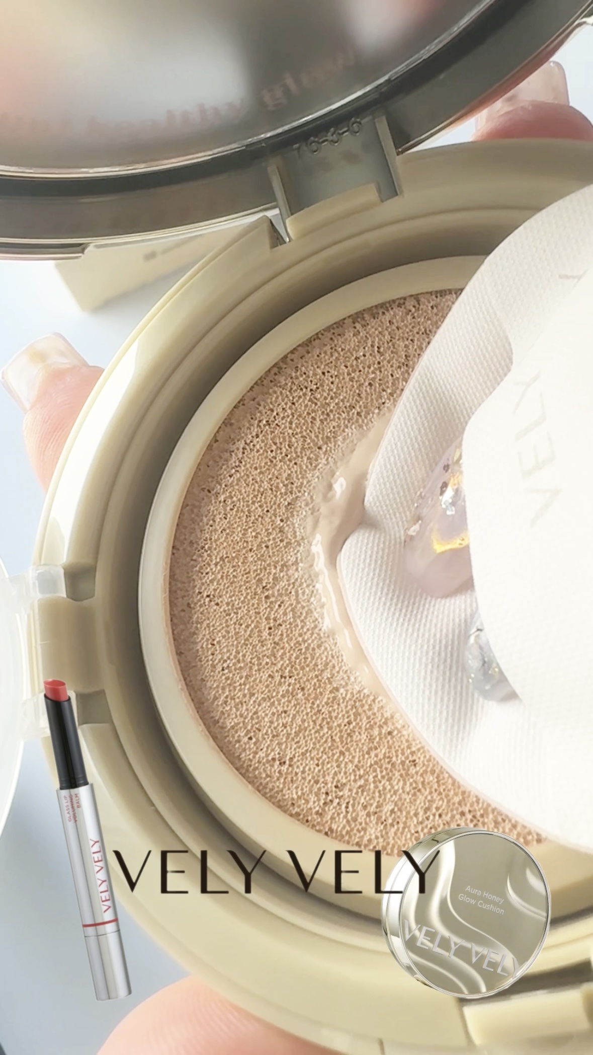 はちみつツヤ肌クッションファンデ/VELY VELY/クッションファンデーションを使ったクチコミ（1枚目）