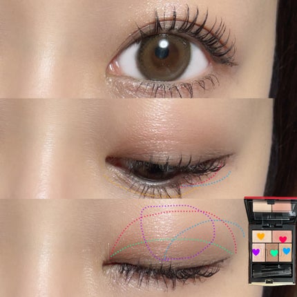 インウイ アイズ 04 モーヴブラウン/INOUI/アイシャドウパレットの画像