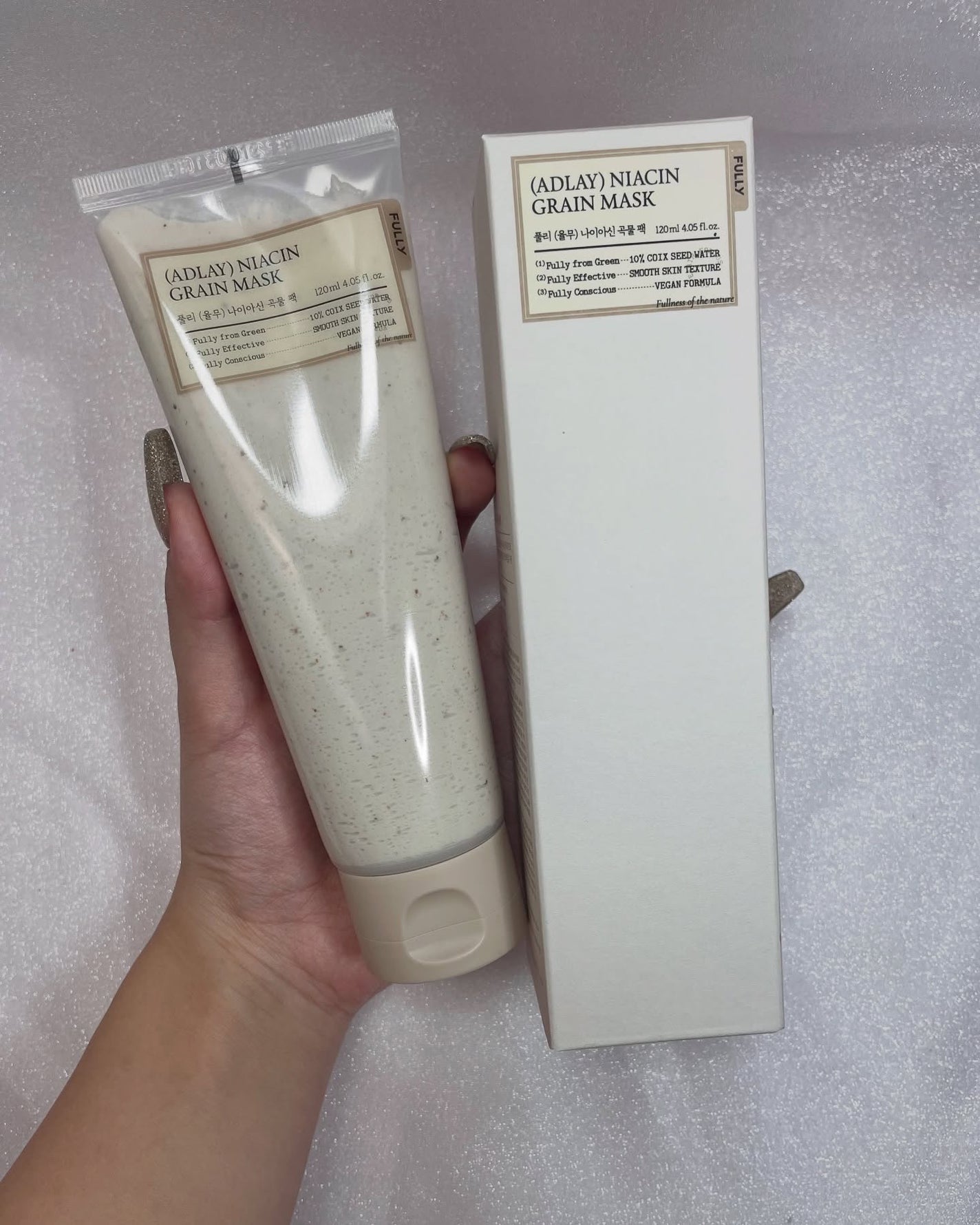 ハトムギナイアシンアミドマスクパック/FULLY/洗い流すパック・マスクを使ったクチコミ(5枚目)