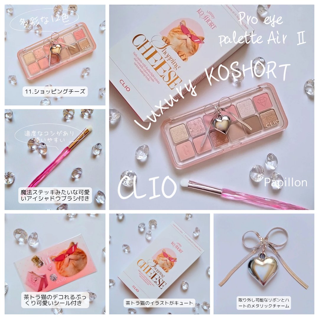 プロ アイ パレット エアー/CLIO/アイシャドウパレットを使ったクチコミ（2枚目）