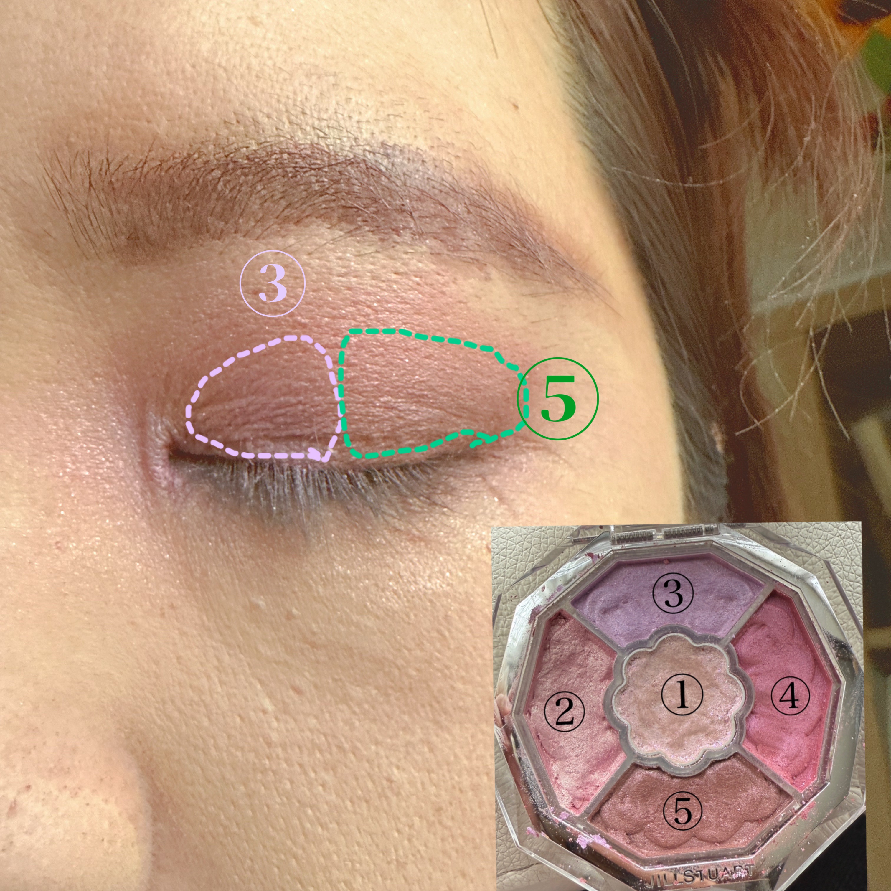 ジルスチュアート ブルームクチュール アイズ　ジュエルドブーケ/JILL STUART/アイシャドウパレットを使ったクチコミ（3枚目）