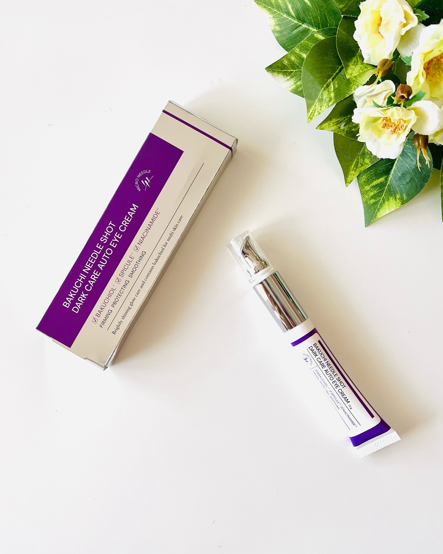 BAKUCHI NEEDLE SHOT DARK CARE AUTO EYE CREAM/LIALUSTER/アイケア・アイクリームを使ったクチコミ（1枚目）