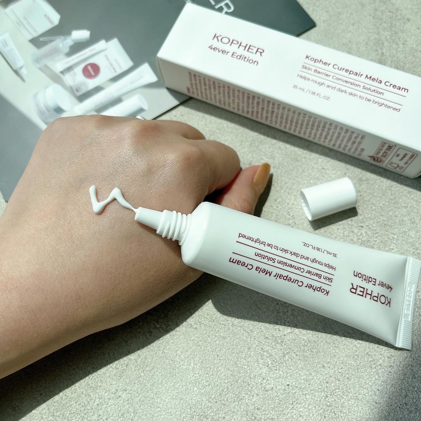 CUREPAIR MELA CREAM /KOPHER/フェイスクリームを使ったクチコミ(3枚目)