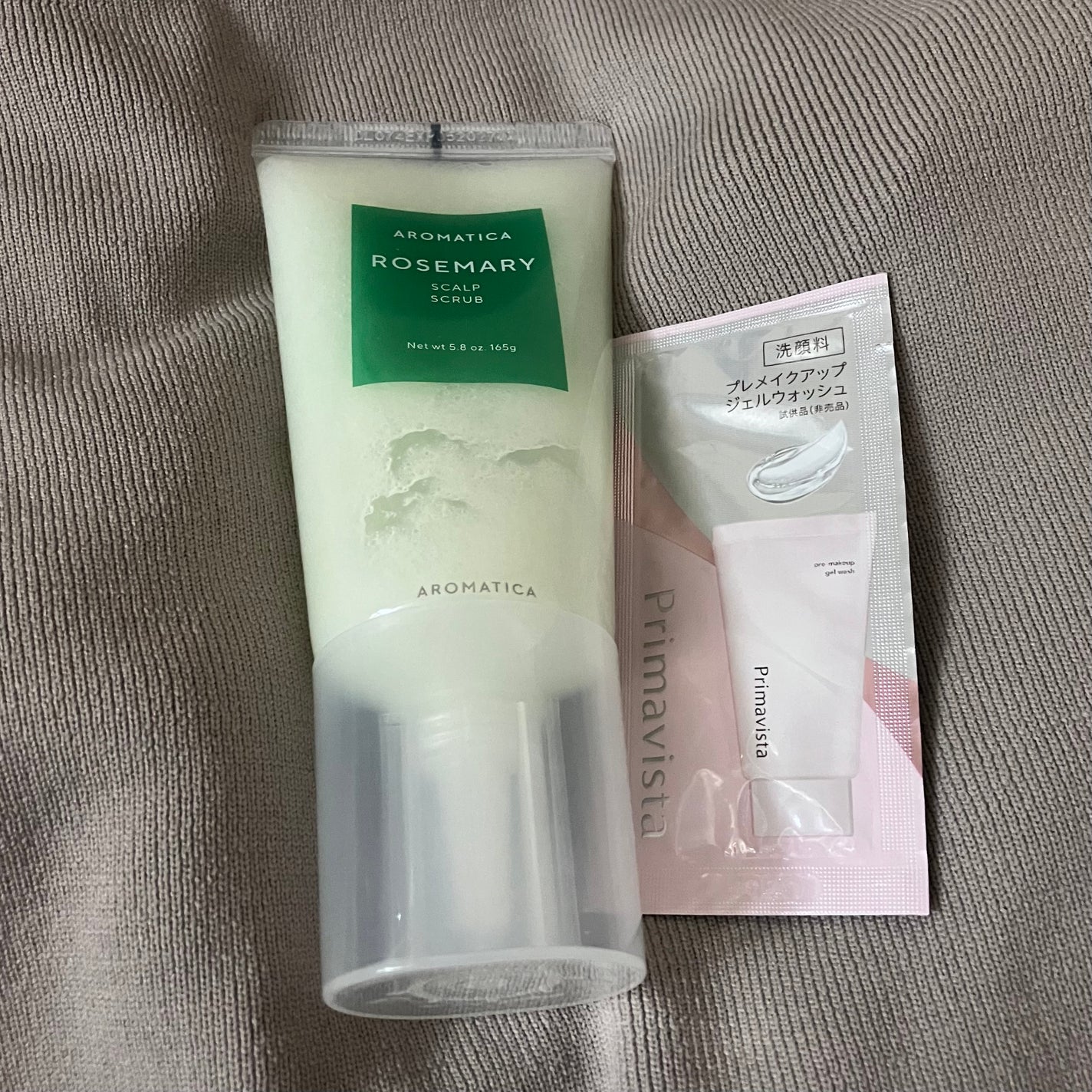 ローズマリー スカルプ スクラブ/AROMATICA/ヘッドスクラブを使ったクチコミ(1枚目)