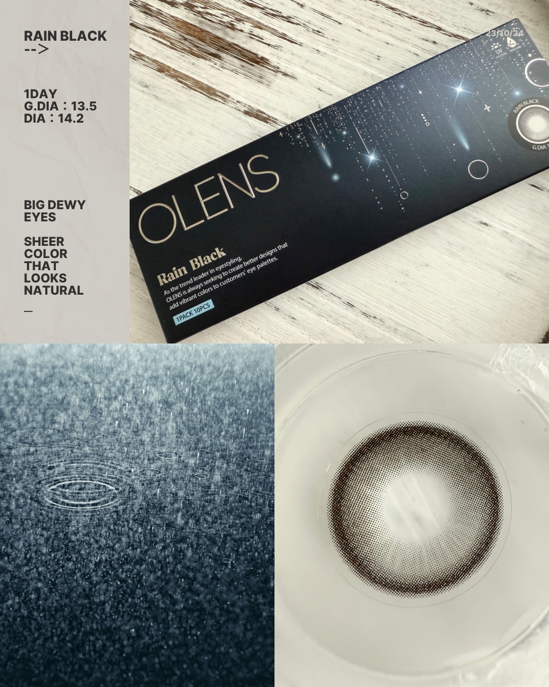 Big Glowy 1day グレー/OLENS/ワンデー（１DAY）カラコンを使ったクチコミ（2枚目）