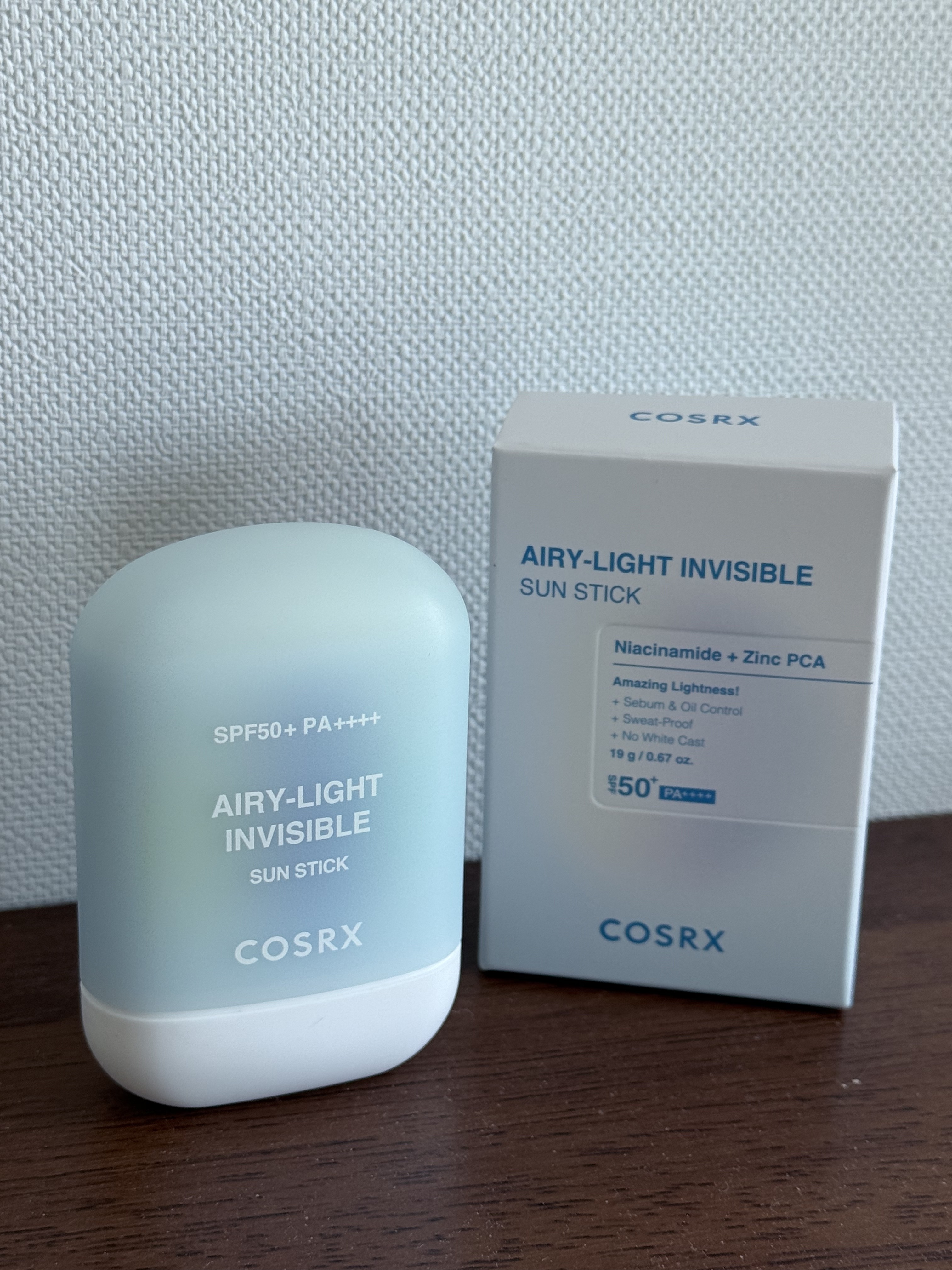 エアリーライト 透明UVスティック/COSRX/日焼け止めスティックを使ったクチコミ（1枚目）