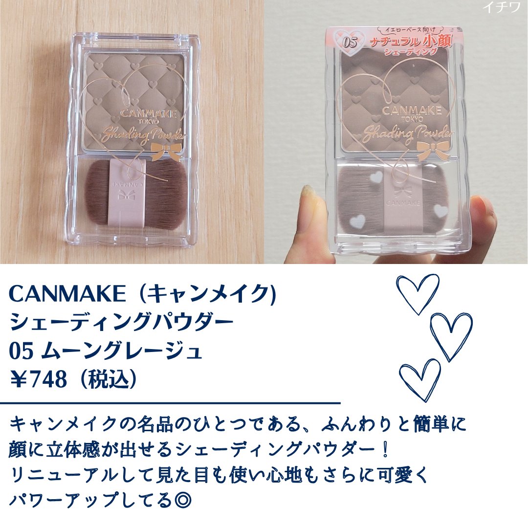 シェーディングパウダー/キャンメイク/シェーディングを使ったクチコミ（2枚目）