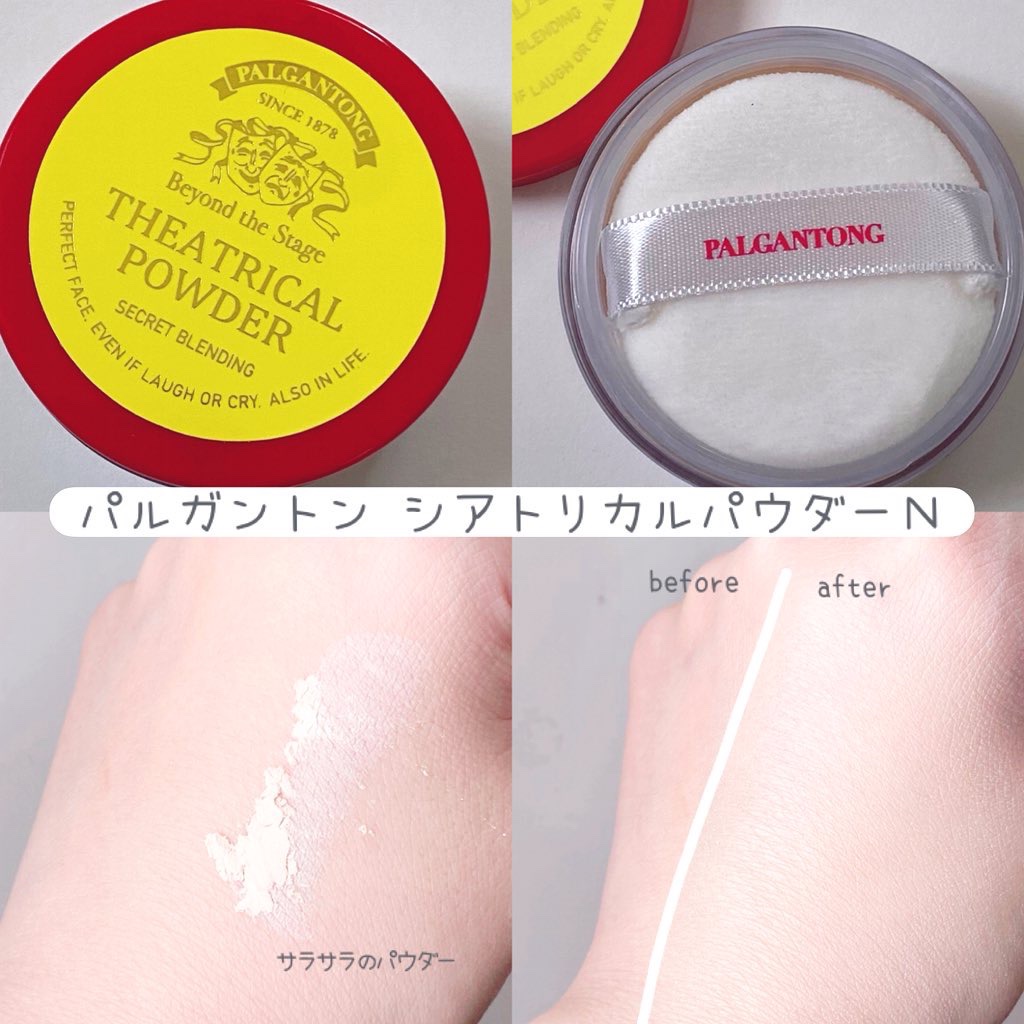 シアトリカルパウダーN/パルガントン/ルースパウダーを使ったクチコミ（2枚目）