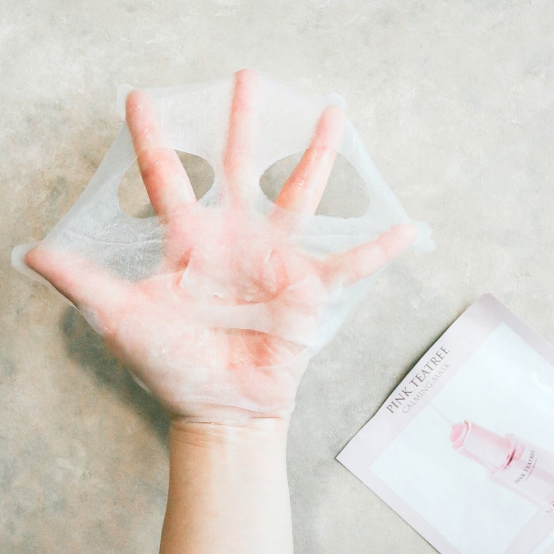 ピンクティーツリーマスクパック/APLIN/シートマスク・パックを使ったクチコミ(3枚目)