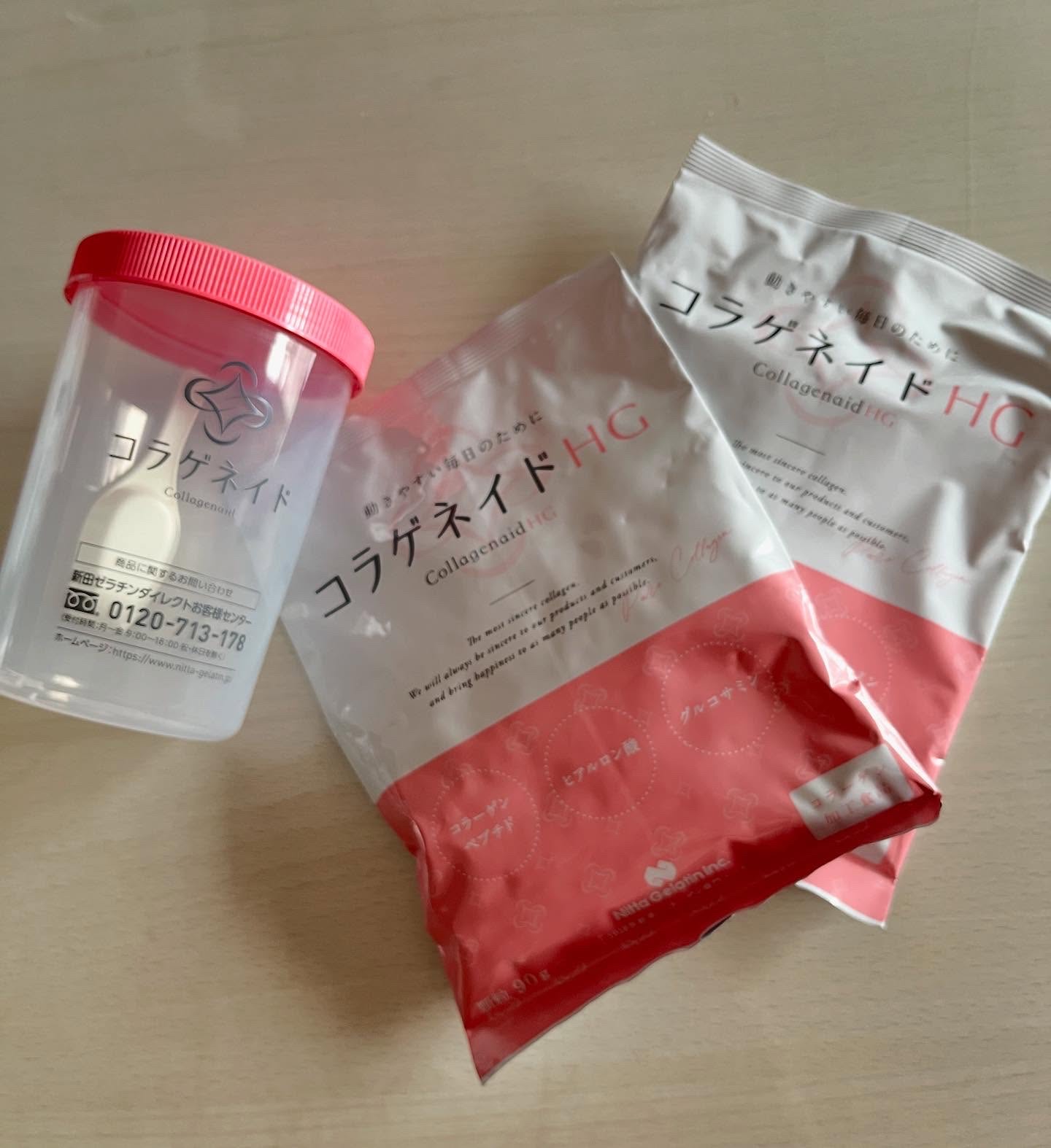 コラゲネイドHG/新田ゼラチンダイレクト/美容サプリメントを使ったクチコミ（1枚目）