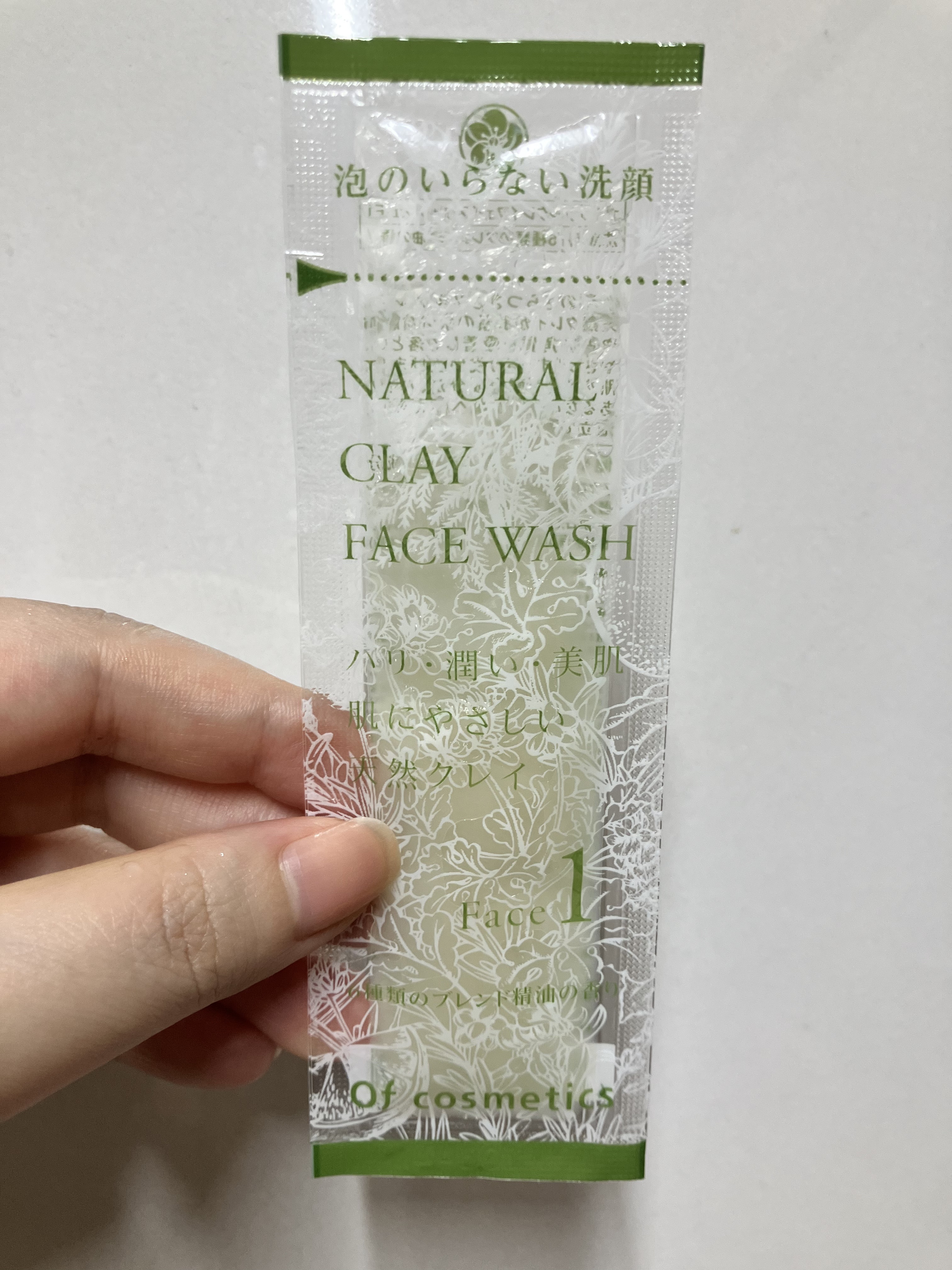 ナチュラルクレイフェイスウォッシュ・F1/オブ・コスメティックス/その他洗顔料を使ったクチコミ（1枚目）