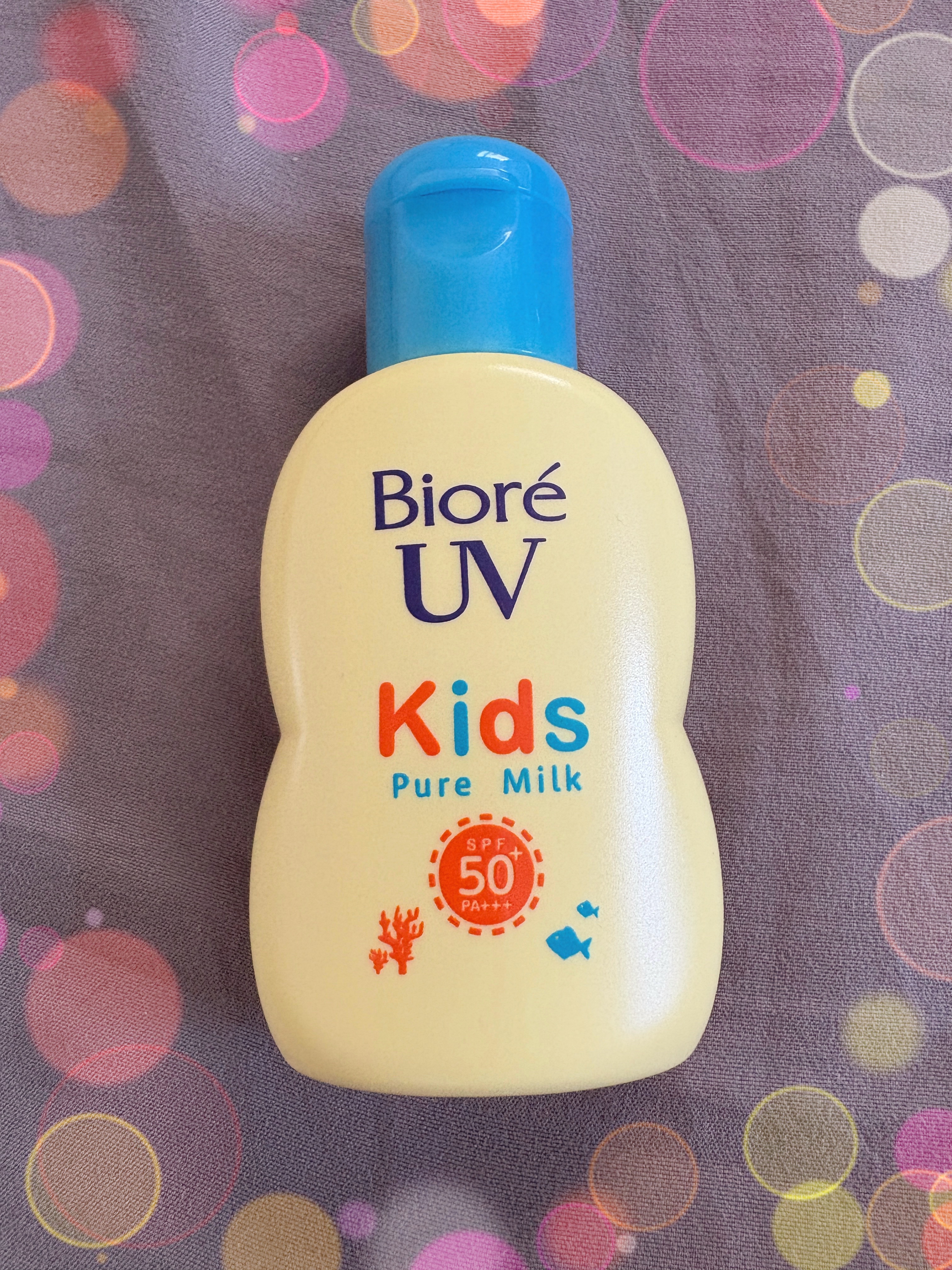 ビオレUV キッズピュアミルク/ビオレ/日焼け止めミルクを使ったクチコミ（1枚目）
