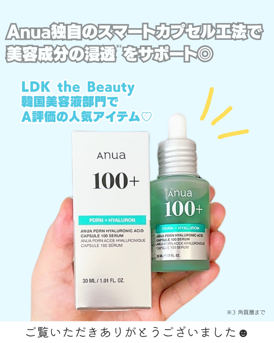 美容液 Ayu PDRNヒアルロン酸カプセル100セラム｜Anuaの口コミ - LDK the