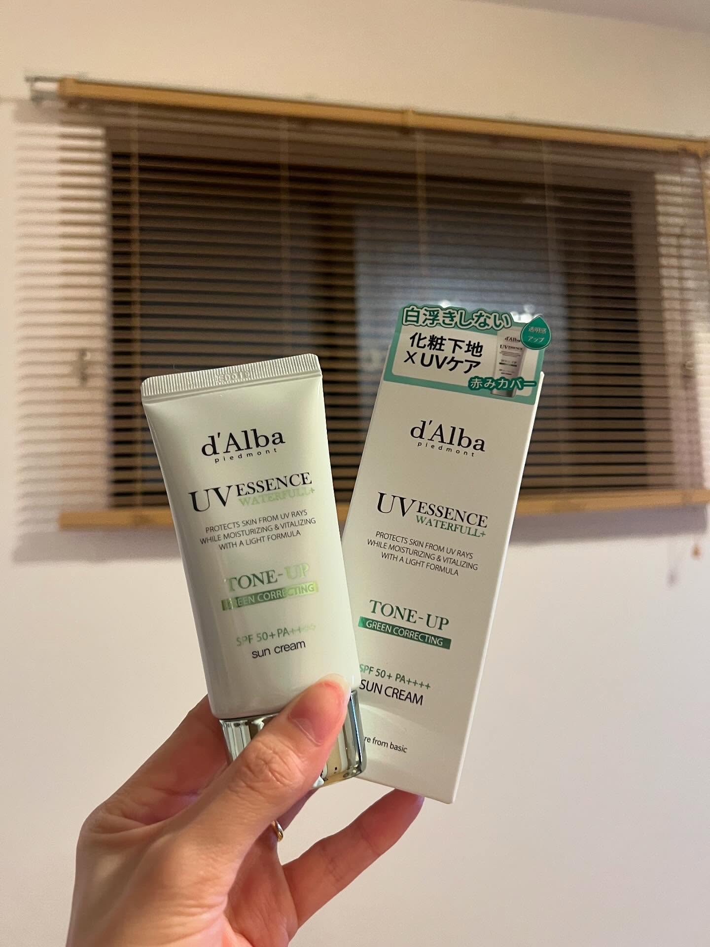 クリーンティーツリーリポソームトーンアップサンクリーム（グリーン）/ダルバ/日焼け止めクリームを使ったクチコミ（1枚目）