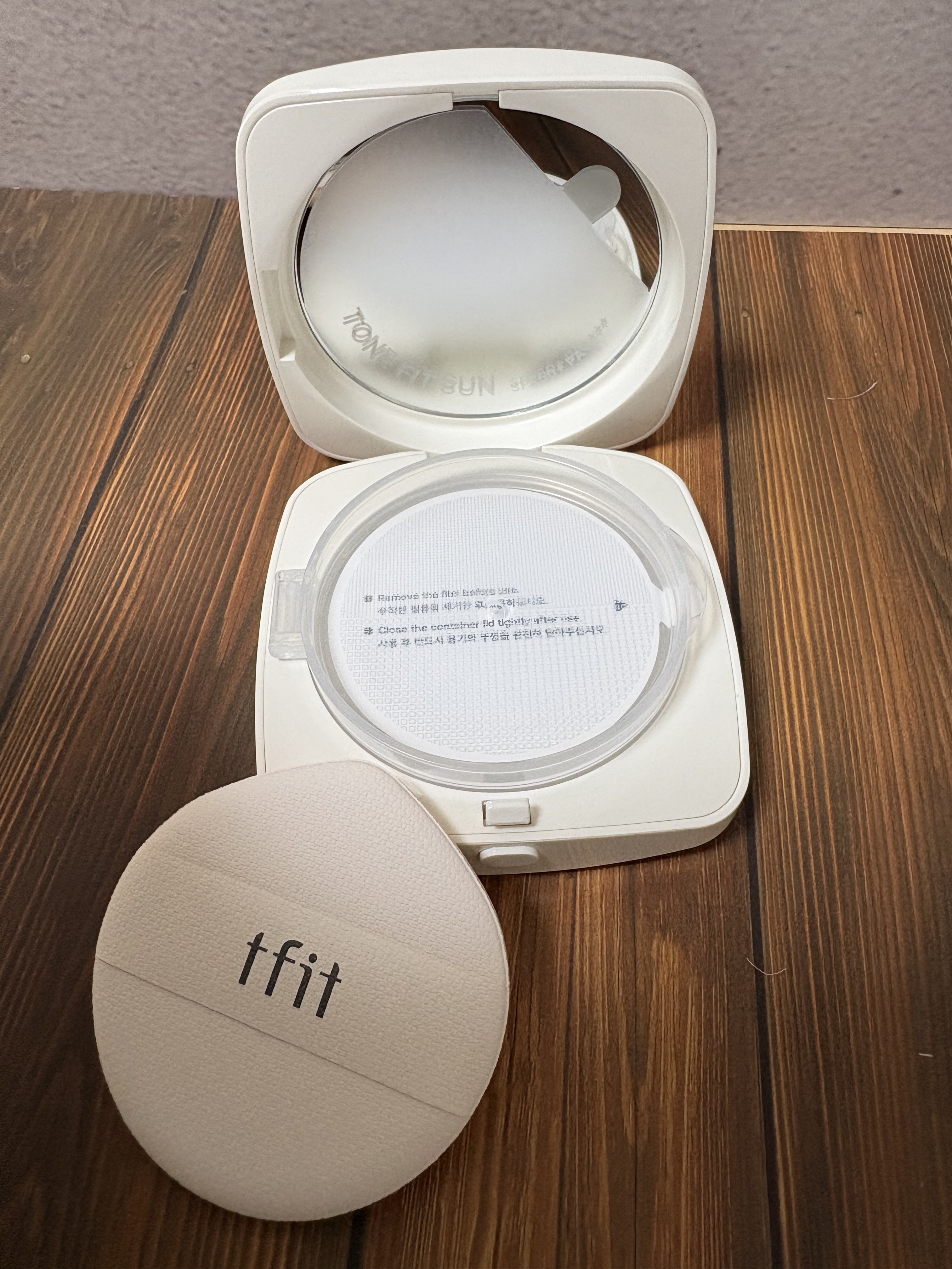 ベースフィットトーンアップサンクッション/TFIT/クッションファンデーションを使ったクチコミ（3枚目）