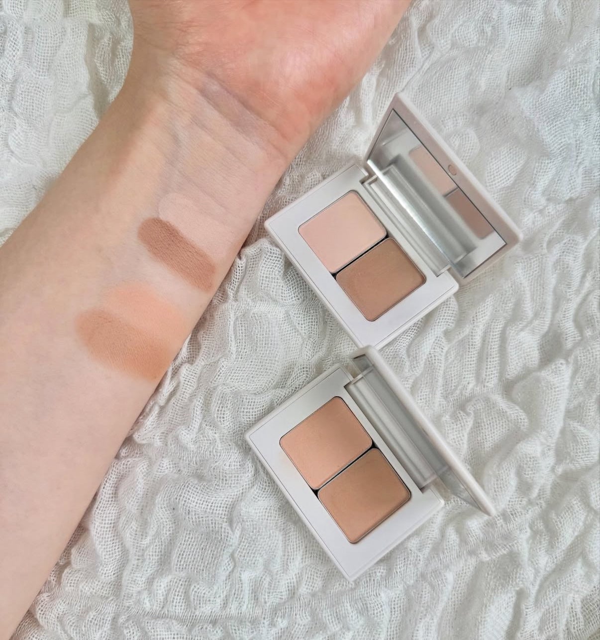 アイステイン エッセンシャル シャドウ デュオ/VDL/アイシャドウパレットを使ったクチコミ(4枚目)