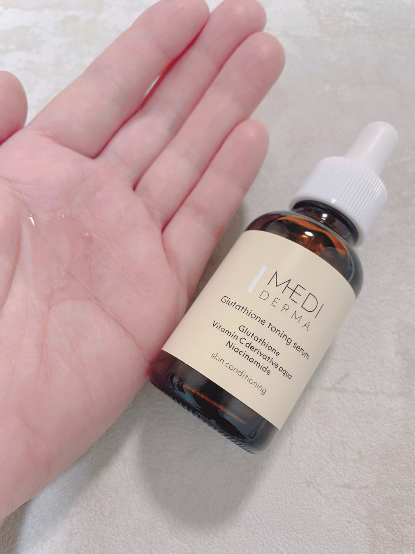 メディダーマ グルタチオントーニングセラム/メディダーマ/美容液を使ったクチコミ(1枚目)